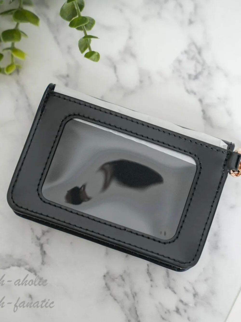 Tory Burch Emerson Smooth Leather Flap Card Case 176972 Black NWT